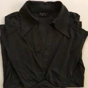 💯% Authentic Gucci Forest Green Blouse